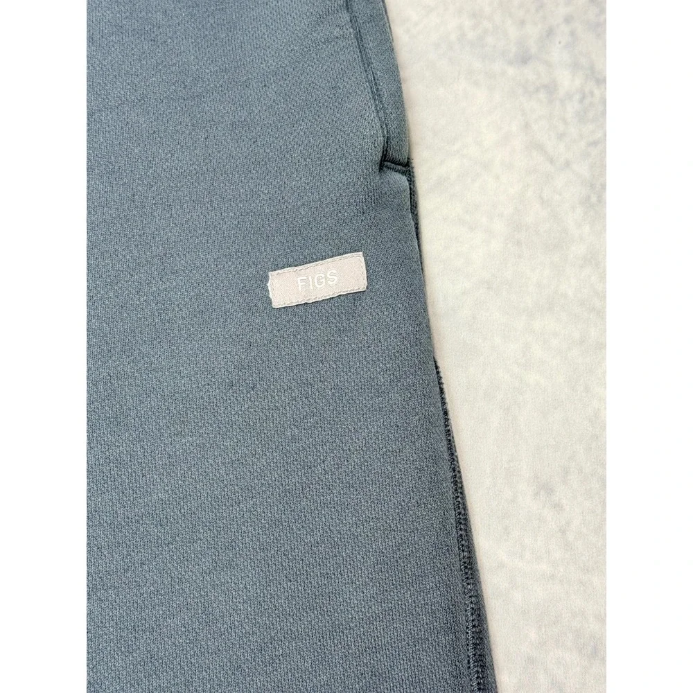 Figs‎ Mens Fleece Lined Jogger Sweatpants Blue Gray M22LW2006 Size Large